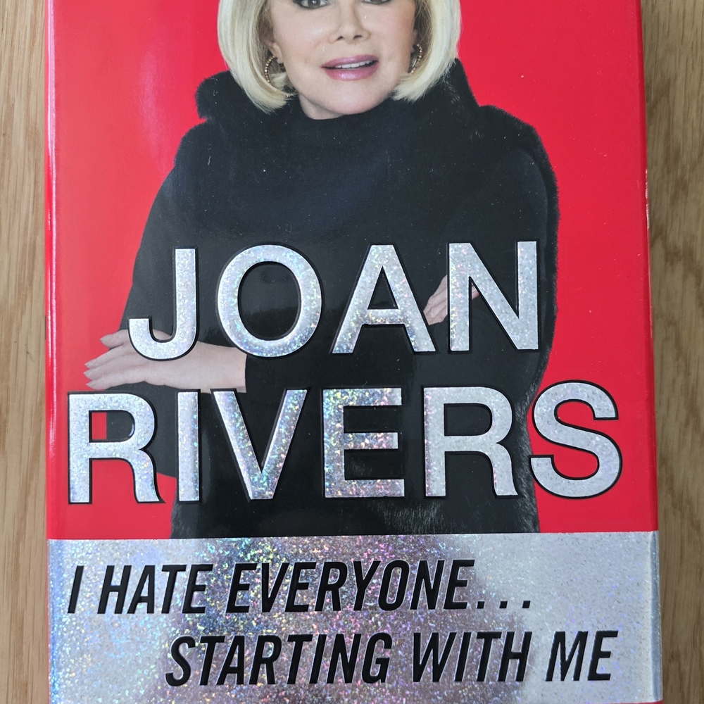 Joan Rivers Red and Black Book Cover